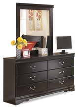 Load image into Gallery viewer, Huey Vineyard Queen Sleigh Bed with Mirrored Dresser, Chest and 2 Nightstands
