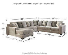 Load image into Gallery viewer, Ardsley 4-Piece Sectional with Ottoman
