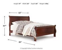 Load image into Gallery viewer, Alisdair Queen Sleigh Bed with Mattress
