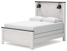 Load image into Gallery viewer, Schoenberg Queen Panel Bed with Mirrored Dresser, Chest and 2 Nightstands
