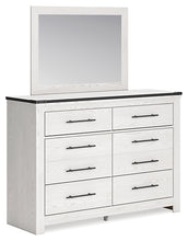 Load image into Gallery viewer, Schoenberg Queen Panel Bed with Mirrored Dresser, Chest and 2 Nightstands
