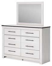 Load image into Gallery viewer, Schoenberg Queen Panel Bed with Mirrored Dresser, Chest and 2 Nightstands
