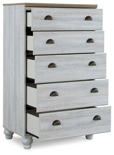 Load image into Gallery viewer, Haven Bay King Panel Storage Bed with Mirrored Dresser, Chest and 2 Nightstands
