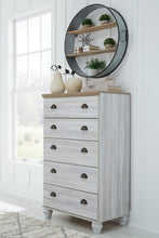 Load image into Gallery viewer, Haven Bay King Panel Storage Bed with Mirrored Dresser, Chest and 2 Nightstands
