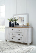 Load image into Gallery viewer, Haven Bay King Panel Bed with Mirrored Dresser and Chest
