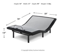 Load image into Gallery viewer, Chime 8 Inch Memory Foam Mattress with Adjustable Base
