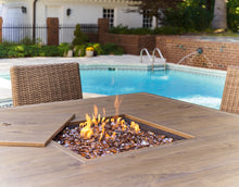 Load image into Gallery viewer, Walton Bridge Square Bar Table w/Fire Pit
