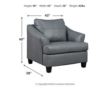 Load image into Gallery viewer, Genoa Chair and Ottoman
