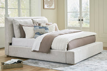 Load image into Gallery viewer, Cabalynn King Upholstered Bed with Mirrored Dresser and Chest
